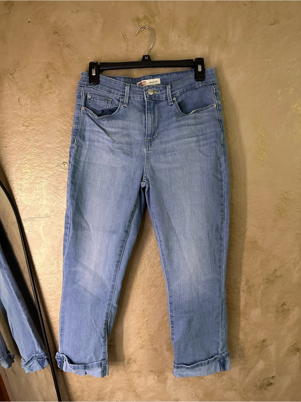 Levi's Light Blue Ankle Cropped Jeans
